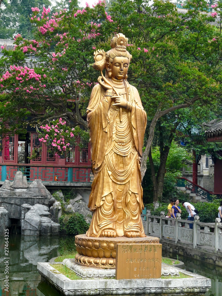 Obraz premium statue dorée