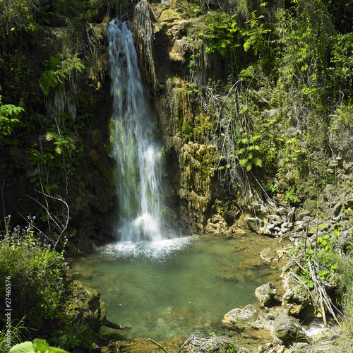 Fototapeta Naklejka Na Ścianę i Meble -  El Nicho waterfall, Cienfuegos Province, Cuba
