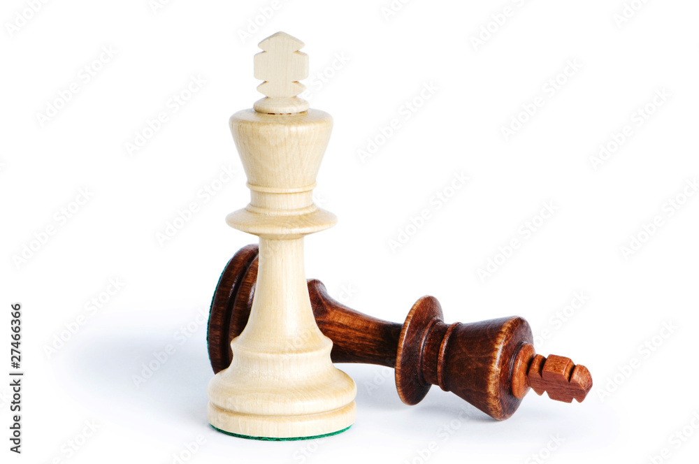 Chess figure isolated on the white background Chess figure isolated on the white background