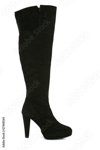Female leather boot