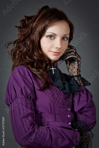Portrait of a goth girl