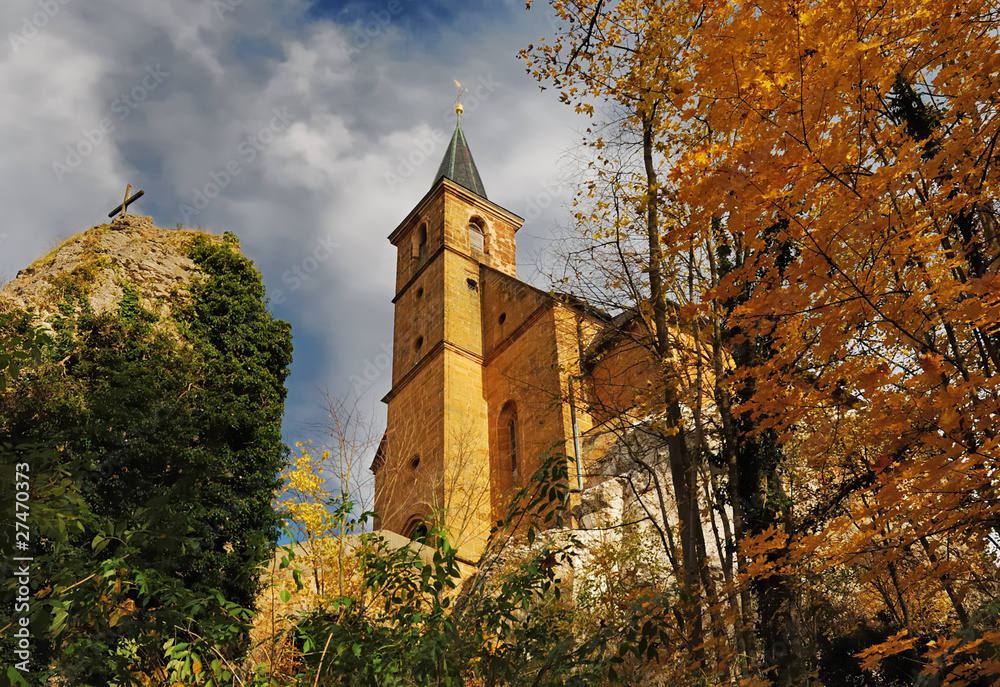 German Church in Autumn