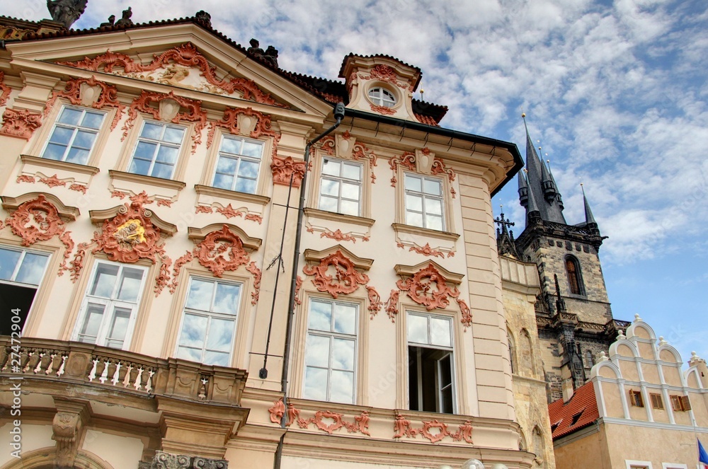 Fototapeta premium immeuble de prague