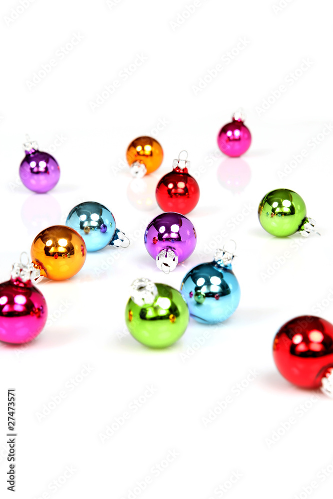 Fototapeta premium Bunte Weihnachtsdekoration