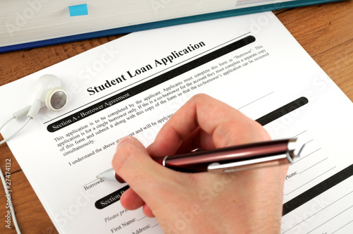 Student Loan Application Signing