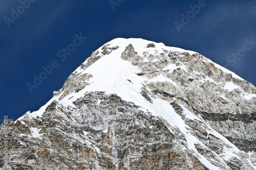 Obraz na plátně Mount Pumori view from Kala Pattar, Khumbu glacier, Nepal