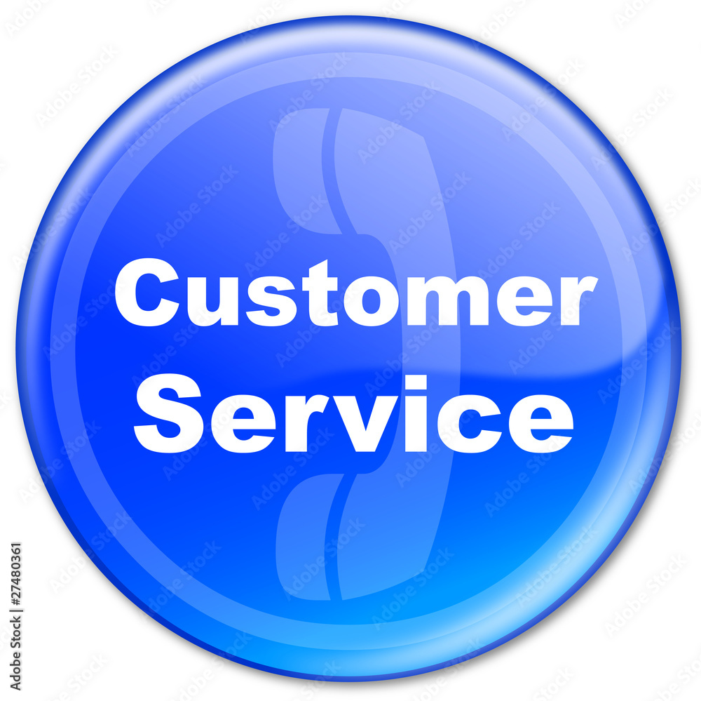 CUSTOMER SERVICE Button (support hotline help contact call us) CUSTOMER SERVICE Button (support hotline help contact call us)