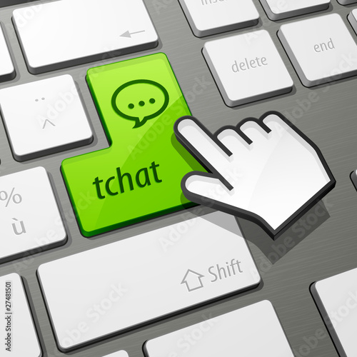 clavier tchat