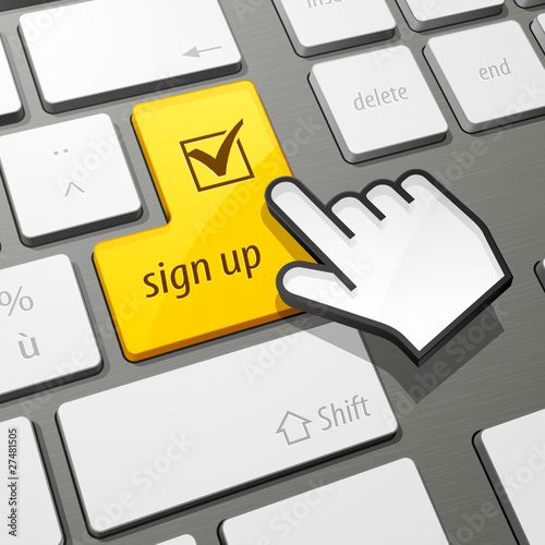 clavier inscription