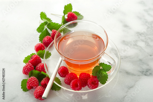raspberry tea-te al lampone