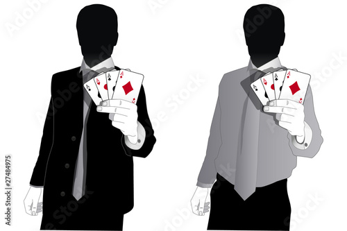 Pokerspieler,Poker,Winner,AS,poker player