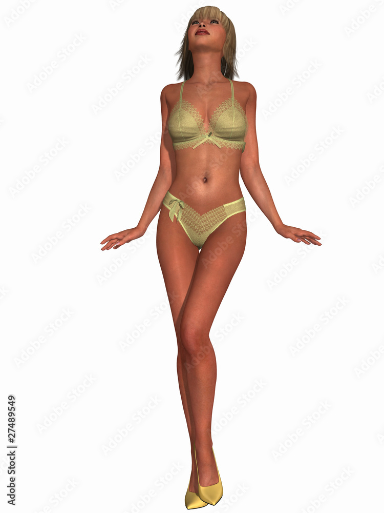 Beauty girl with sexy lingerie