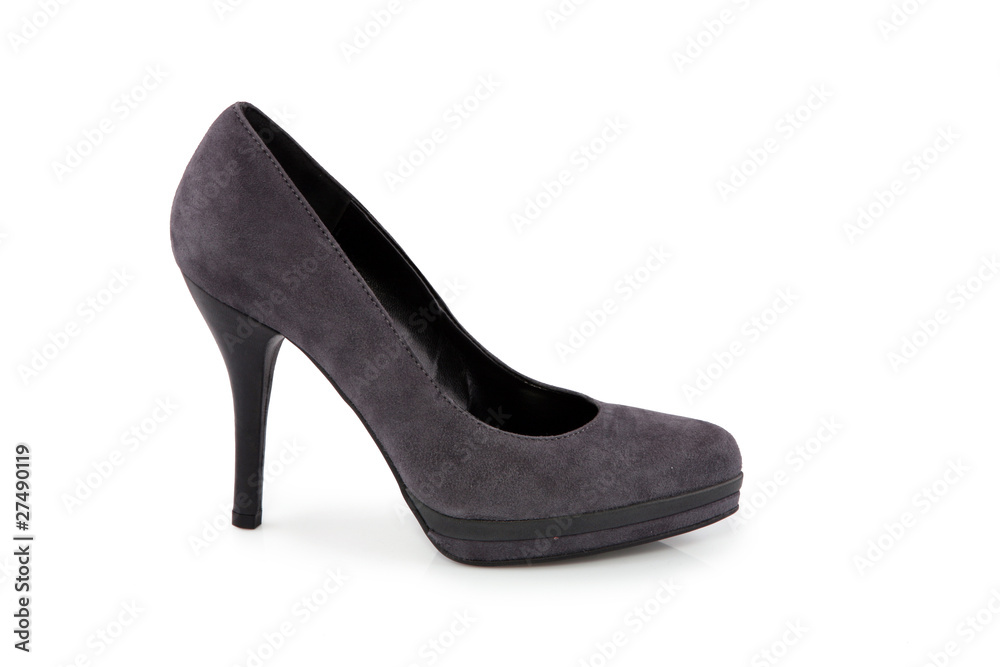 Suede stiletto shoe Suede stiletto shoe