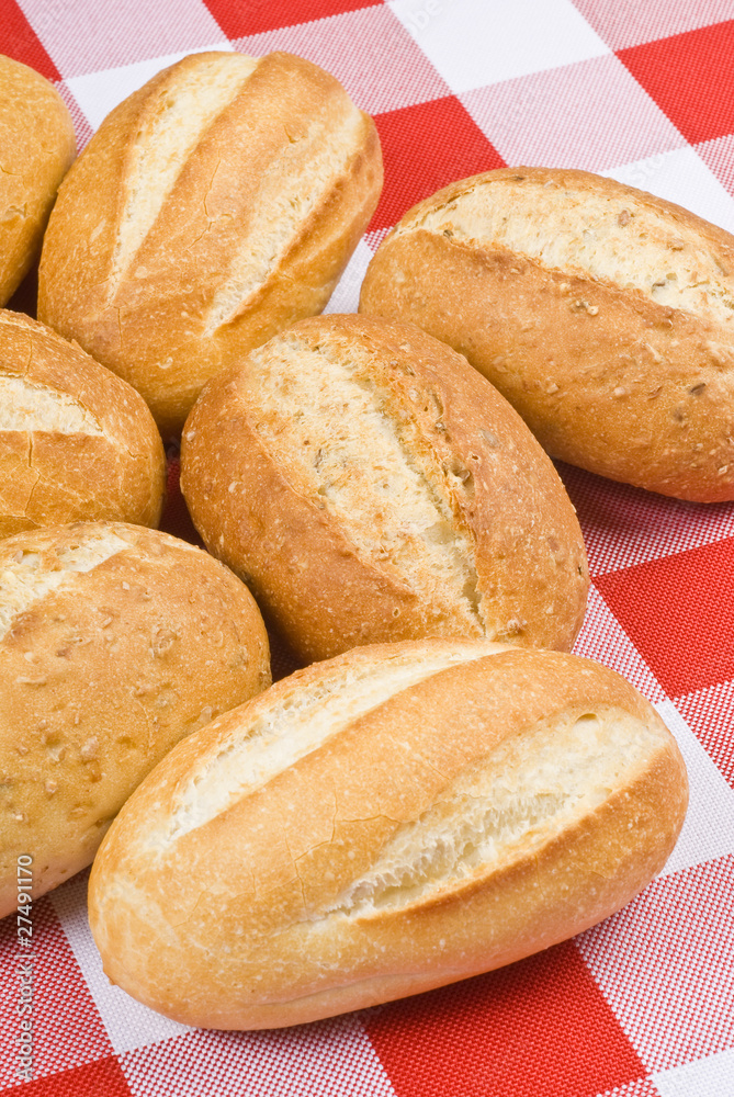 Naklejka premium Freshly Baked Rolls