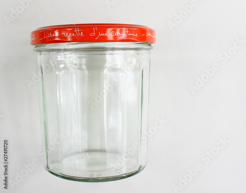 pot de confiture vide