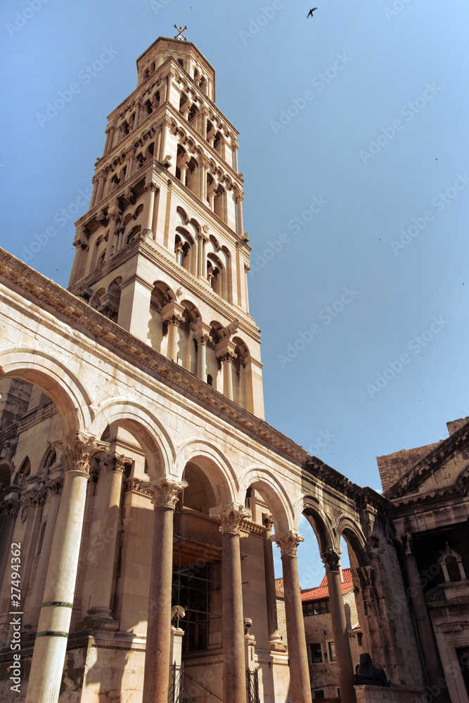 Cathedral of St. Duje bell tower, Split, Croatia