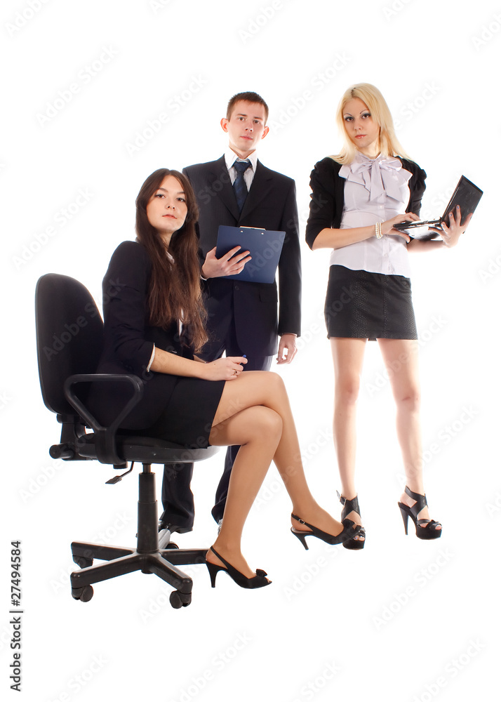 Obraz premium The business team