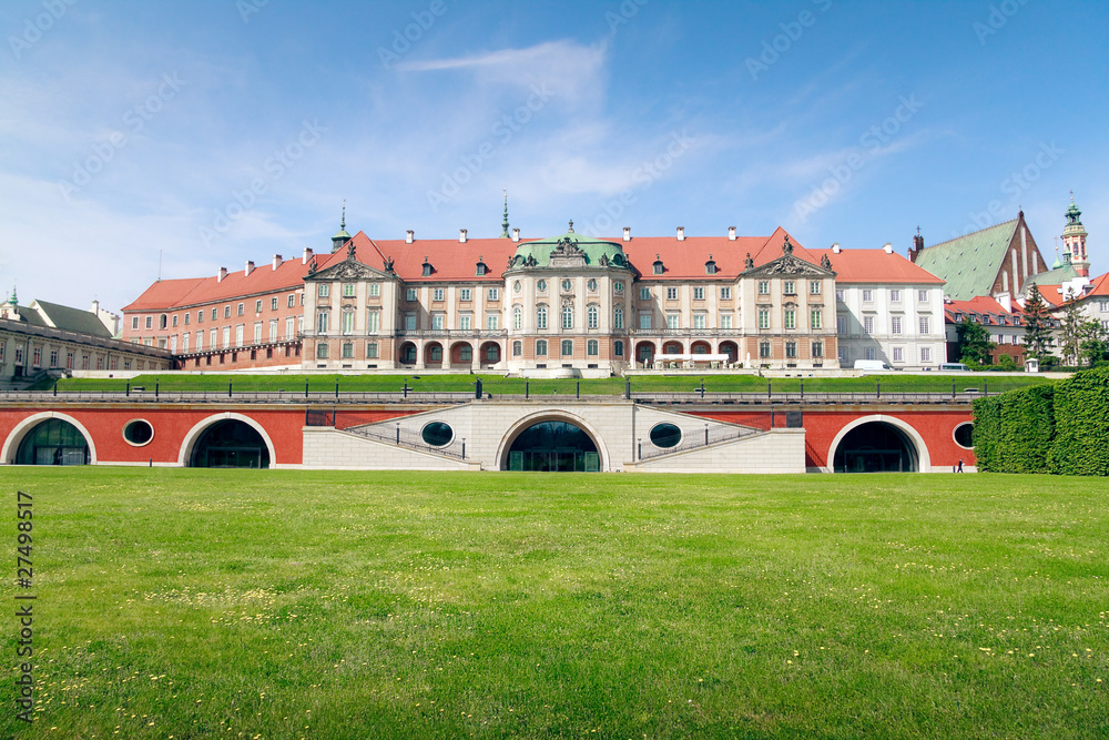 Obraz premium Zamek Królewski w Warszawie - strona wschodnia