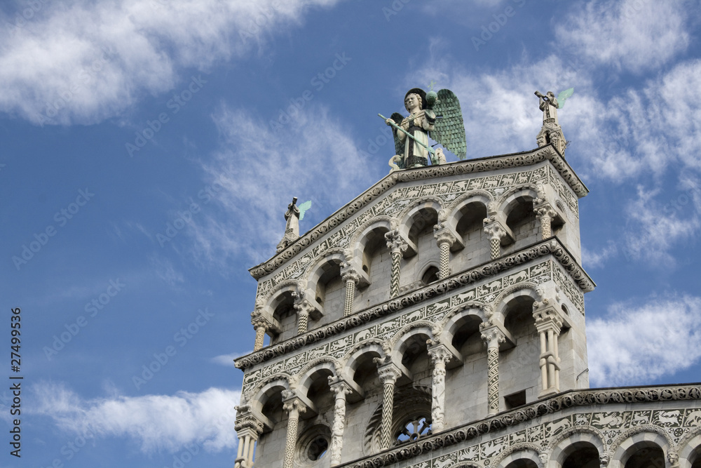 Church of San Michele facade detail - Lucca