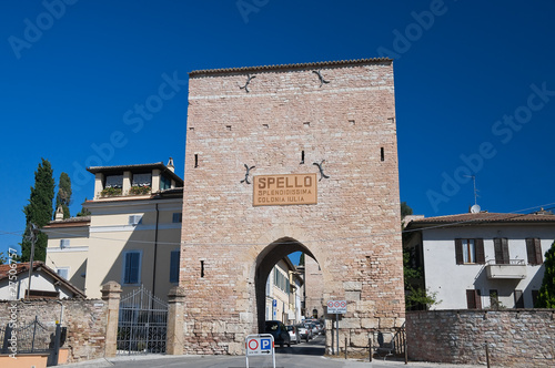 Porta Consolare. Spello. Umbria. photo