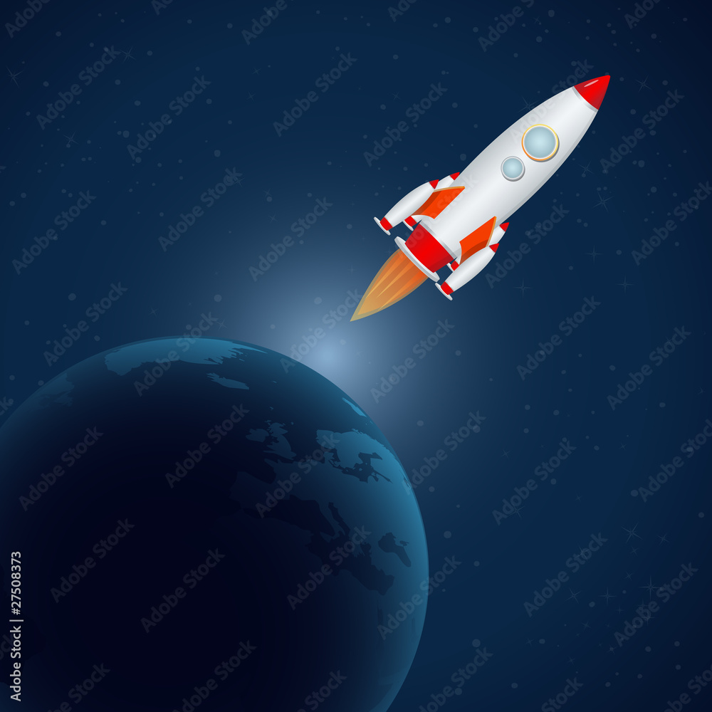 rocket in universe rocket in universe