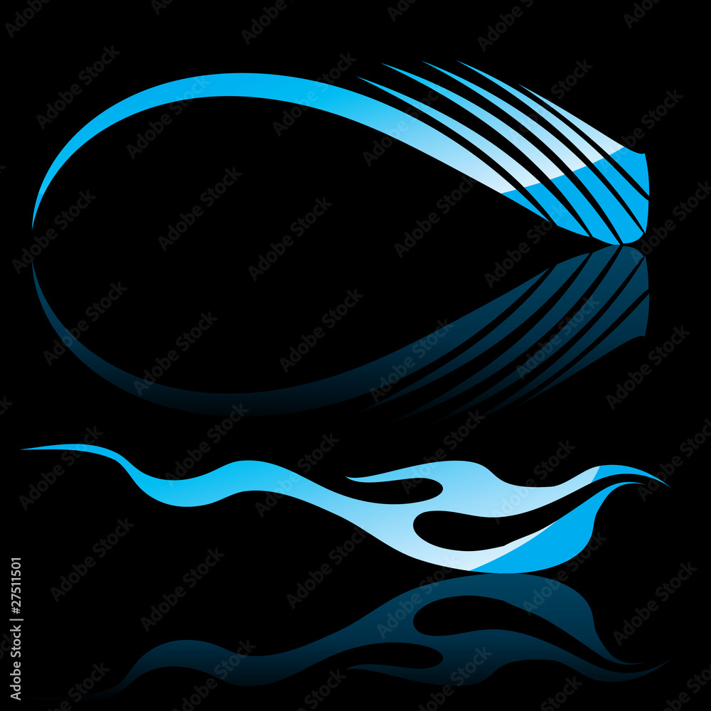 Fototapeta premium Abstract vector waves