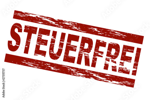 Steuerfrei / vektor