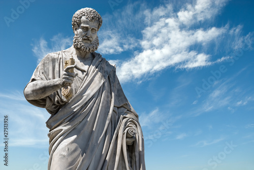 Statua di San Pietro, Piazza S. Pietro, Vaticano, Roma photo