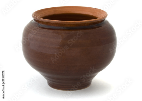Old clay cooking pot
