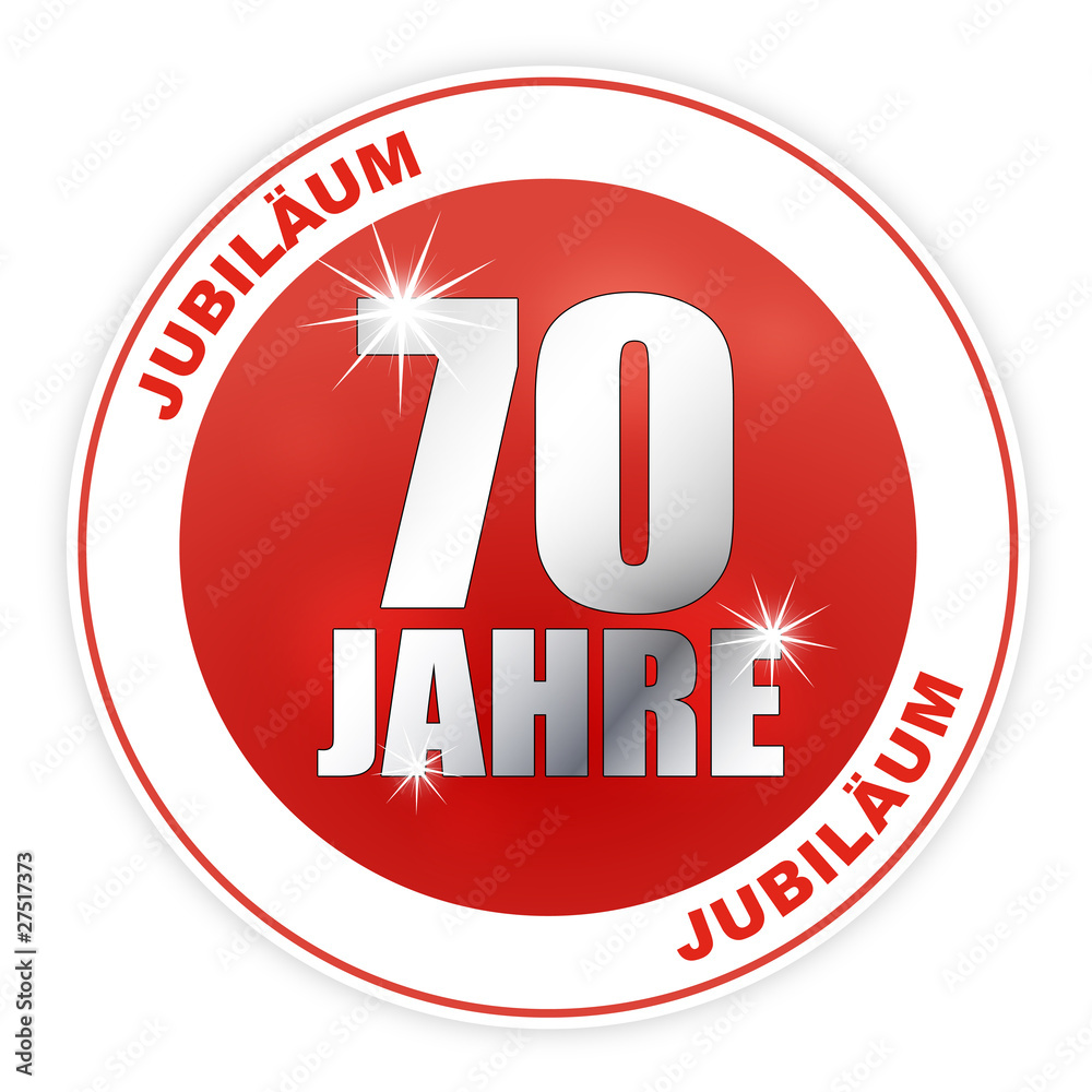 Button - Jubiläum Geburtstag Jahrestag Firmenjubiläum 70