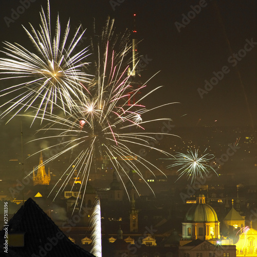 New Year's Eve in Prague, Czech Republic