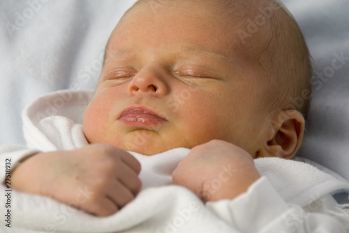 Joshua Kailas Hudson, Newborn Baby Boy Sleeping