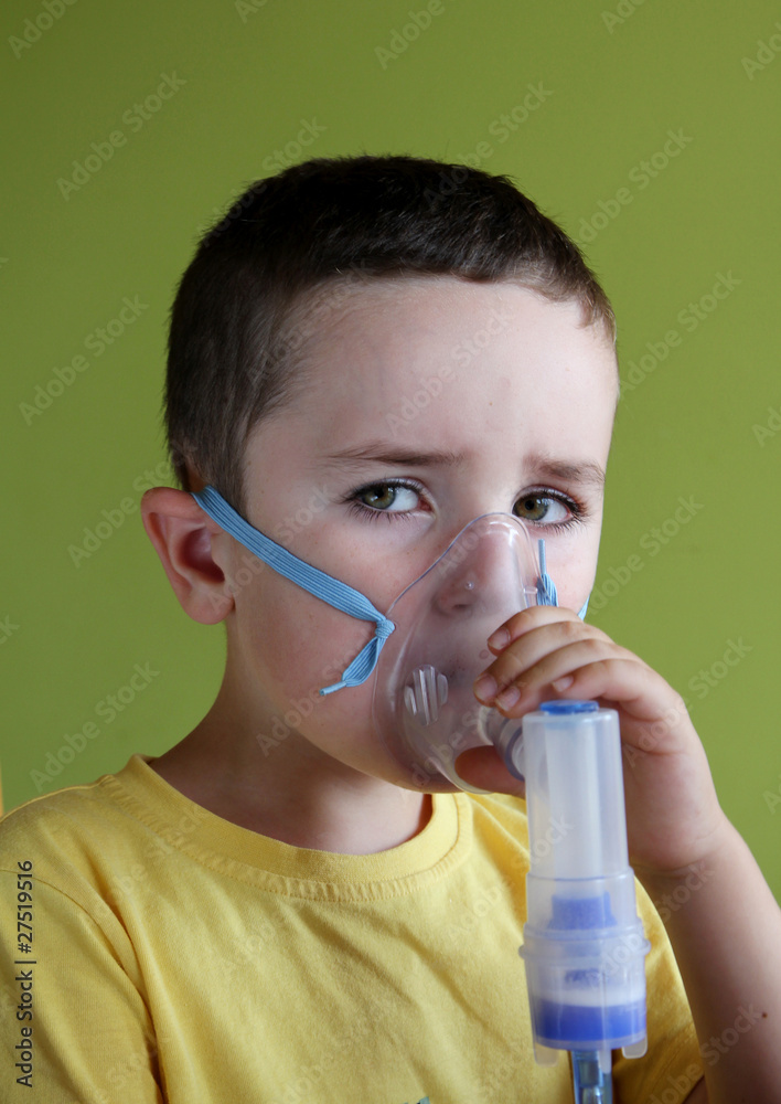 Nebuliser therapy, inhalation mask