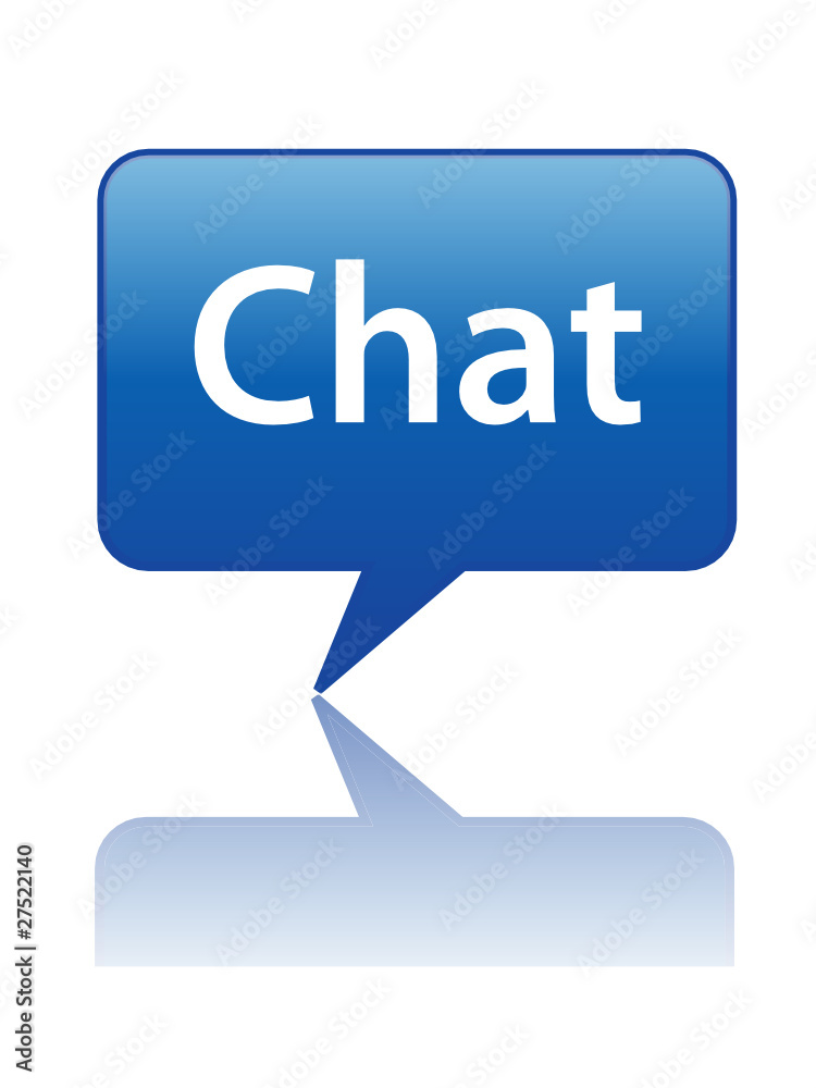 CHAT Speech Bubble Icon (live buzz social networking web button) CHAT Speech Bubble Icon (live buzz social networking web button)