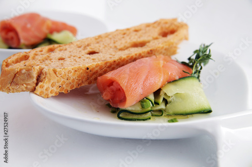 smoked salmon