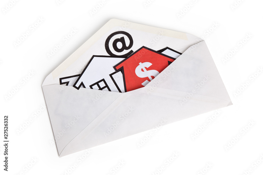 Obraz premium E-Mail and Home Symbol