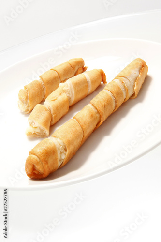 Melted white cheese dow fingers - tequenos photo