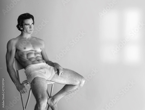 Sexy shirtless man