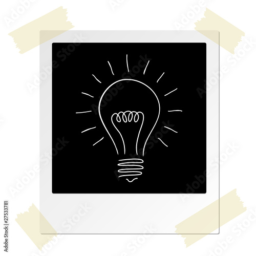 Great Idea - Polaroid & Electric Bulb