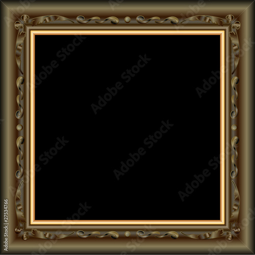 brown frame