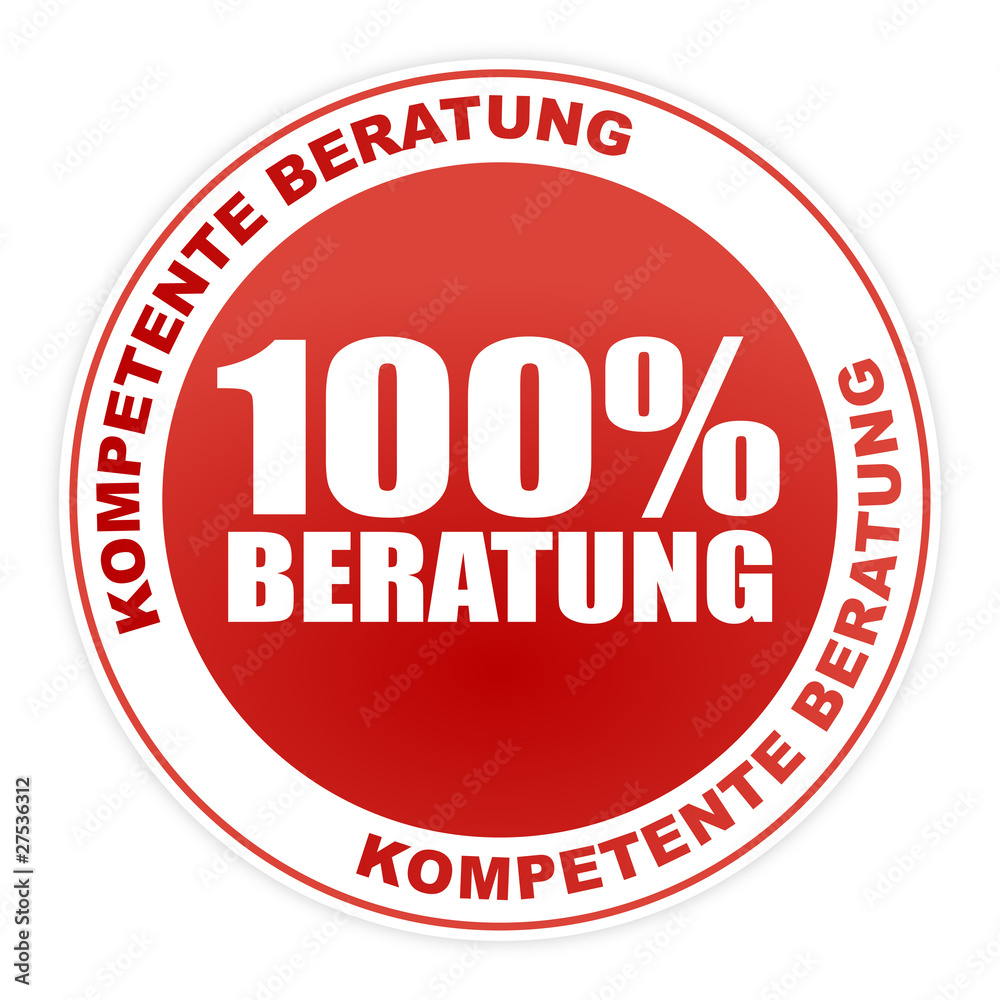 Button - 100% Beratung