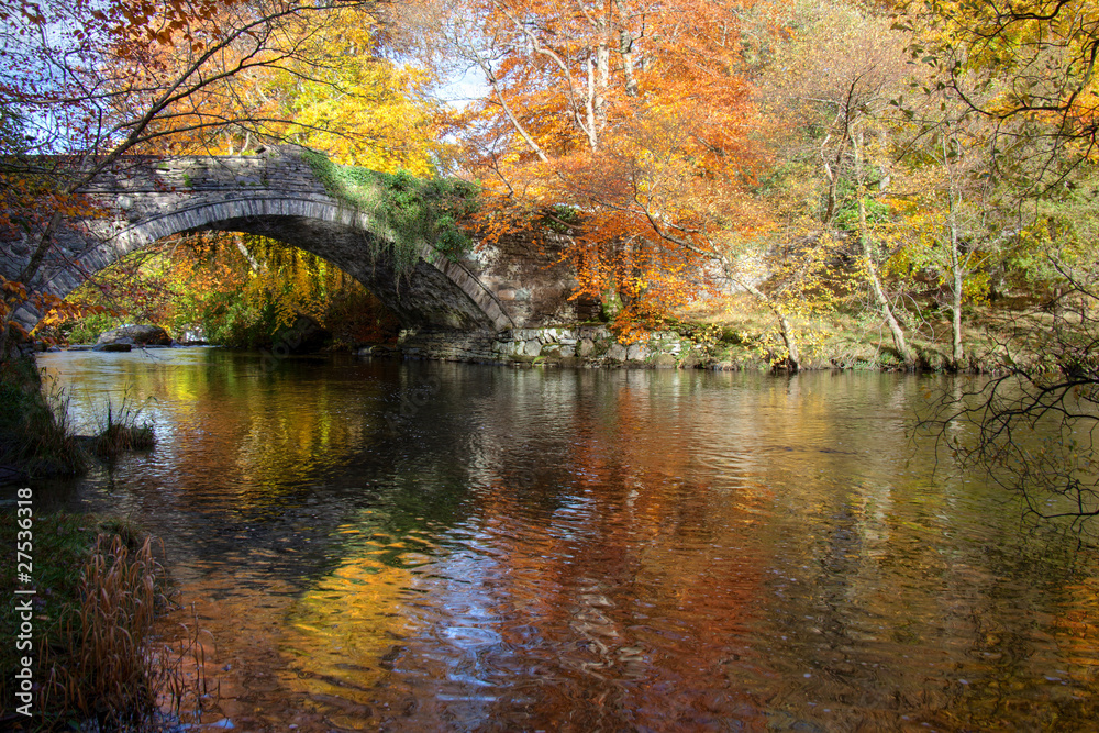 Fototapeta premium Autumn at Ogwen Bank