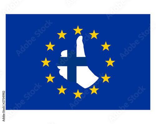 Finnland Handzeichen