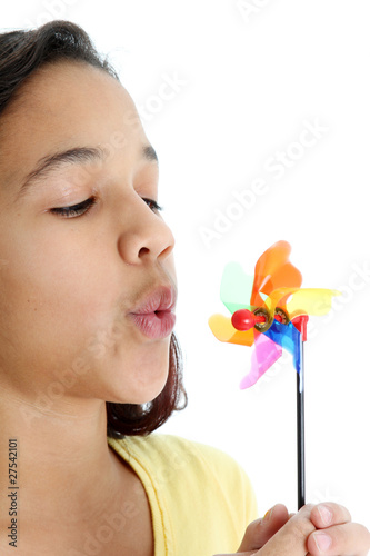 Child On White Background