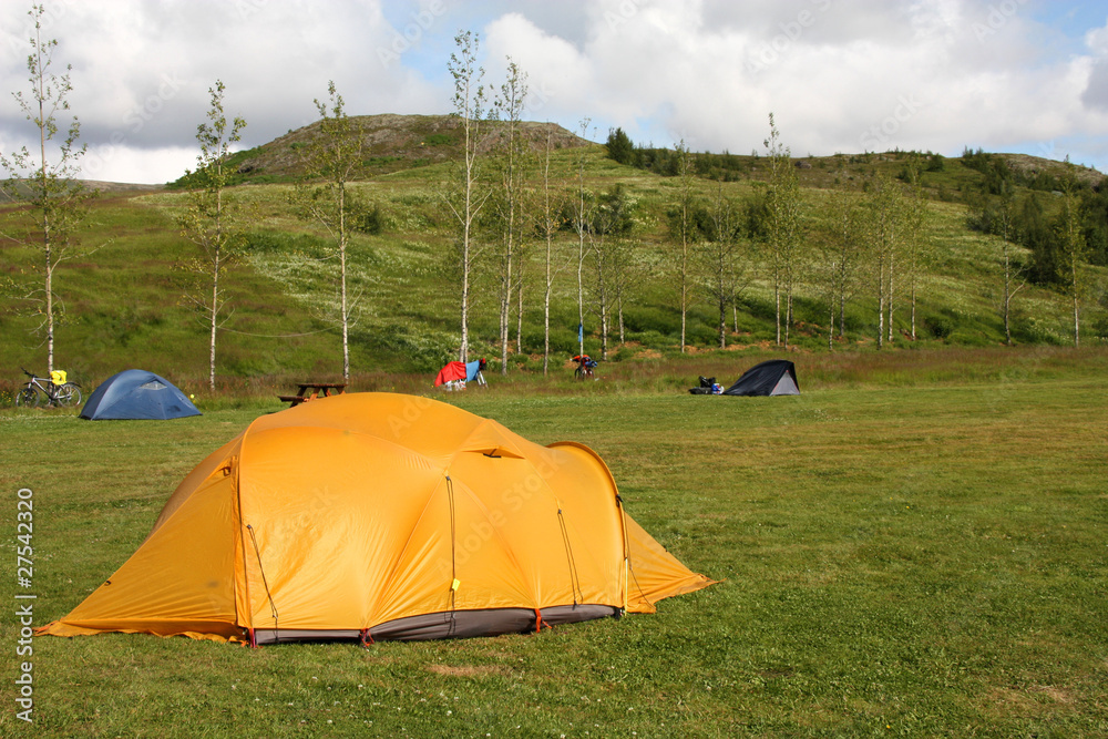 Campsite in Iceland