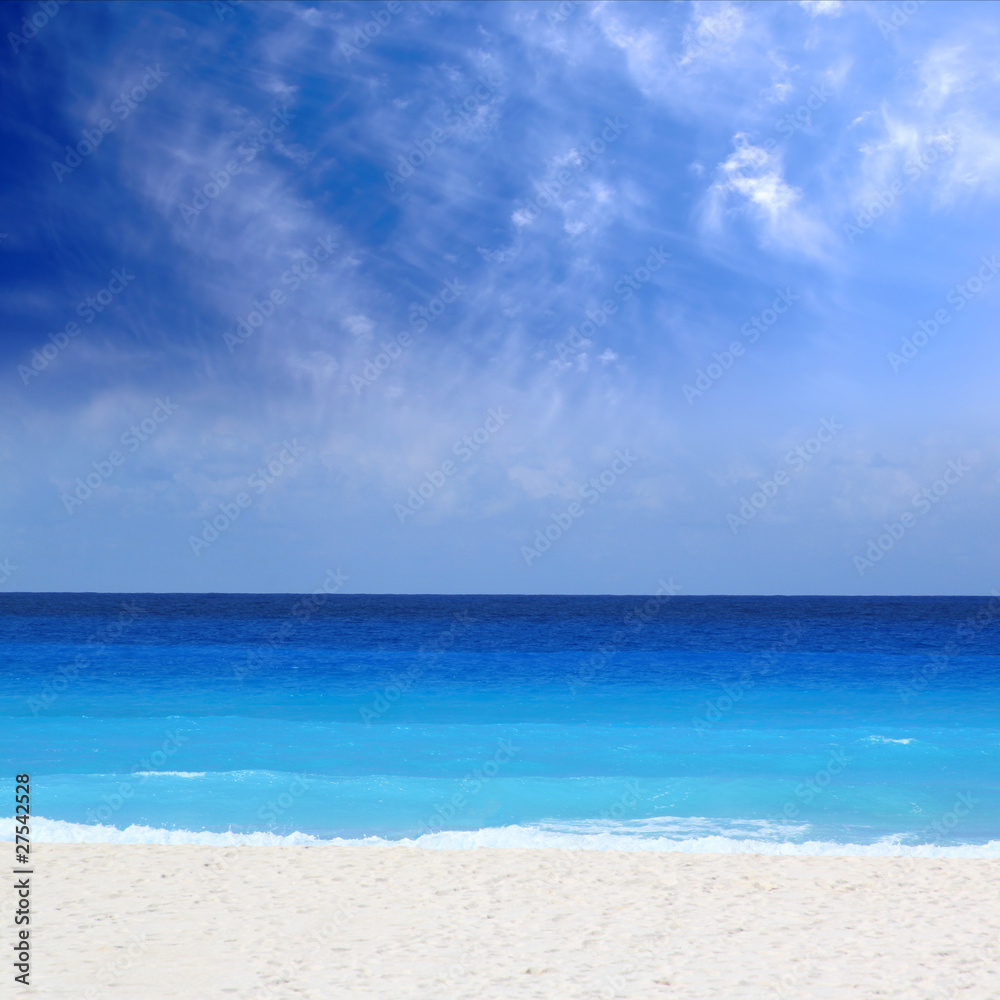 Fototapeta premium Cancun beach scenic landscape