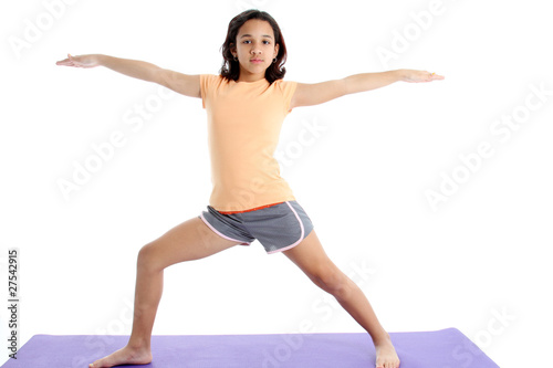 Child On White Background