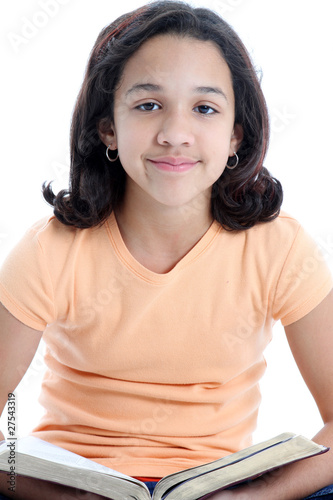 Child On White Background