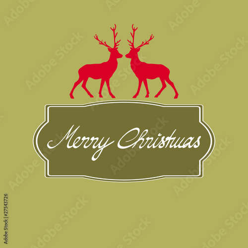 Merry Christmas- Hirsche