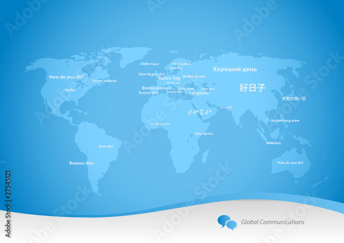Variety of languages - global communications